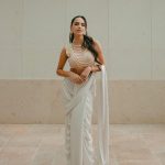 Diipa Khosla Instagram - So in love with this pearl sari by my dearest @siddartha_tytler that I wore for Day 1 of our Diwali Pop up 🤍 London, United Kingdom