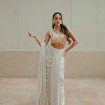Diipa Khosla Instagram - So in love with this pearl sari by my dearest @siddartha_tytler that I wore for Day 1 of our Diwali Pop up 🤍 London, United Kingdom