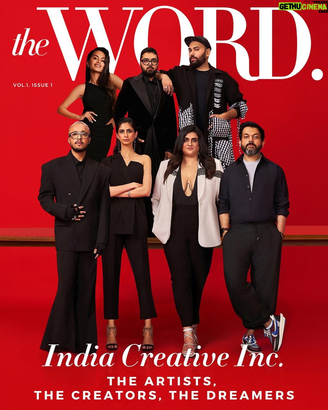 Diipa Khosla Instagram - Absolutely thrilled to be a cover girl for this monumental launch! Welcome, @thewordmagazine ❤️🖤 @nandinibhalla and her extraordinary team are passionately celebrating India’s vibrant creative community with an unparalleled feature of 139 cover stars! What an honour to be along side these incredible creatives and help showcase the world the immense talent within our industry and revel in its beautiful diversity. On the cover with me 🫶🏽🫶🏽 Stylists Pranay Jaitly (@pranayjaitly) and Shounak Amonkar (@shounakamonkar) (@who_wore_what_when) Artist Ayesha Singh (@ayeshaxsingh) Designer Akshat Bansal (@akshatbansal__) (@bloni.atelier) Designer Vrinda Sachdev (@vsg_qbik) (@qbikofficial) Founder and Creative Director of Nappa Dori Gautam Sinha (@mister.dori) Editor-In-Chief: @nandinibhalla Content Director: @radhika_bhalla Managing Editor: @sharmameghna I’m wearing @milanthelabel