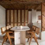 Diipa Khosla Instagram - Revealing one of my favourites rooms - The “atelier”, beautifully coined by our incredible architect @gabriela.puig.soleille whose vision was to create a world of zen and tranquility for our subterranean haven. Why I love it so much? The arched ceilings, the elegant materials, and the magic of invisible doors make this space truly one-of-a-kind. Project realised by “Gabriela Soleille Studio“ @Gabriela.puig.soleille Architect collaborator: Carole Martinod @carole.inraw Creative Director: Mirko Musmeci @mirko.musmeci Door Veneer: Alpi @alpi_wood in Day & Night Twill Door Fixtures & Handles: Formani @formani_doorware From the EV series in satin gold Wall Paint: Detale @detalecph in KC14 Microcement: La Nena @lanenahome Lights: Viabizzuno @viabizzunoprrogettiamolaluce Spotlights: M1 Micro Scomparsa Totale & Microtraccia Micromen Atelier: PP P1 Parete, NP N55 Parete Con Braccio Antiques & Chandigarh Chairs: Mayur Arts @mayurartsindia, Antique Statues Vintage Furniture: Atelier Uma @atelieruma Photographed by @ankeleunissenphotography