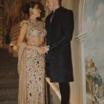 Diipa Khosla Instagram - All That Glitters Diwali Ball, NYC Oct 2023 ✨ Thank you to the hosts @humaabedin @anjula_acharia @belabaj @sarita__choudhury @anitachatterbox @prabalgurung @rupikaur_ @indranooyi @rohanaza @falgunipeacock @shanepeacock @jaysean @versharma @priyadeluxe for having Oleg & I And for throwing the most fabulous Diwali party I’ve had outside of India! 💥✨The love and sense of community in the room was palpable ❤️❤️❤️ - Wearing this one of a kind insane dress by @falgunishanepeacockindia Bangles @amrapalijewels Earrings @mesamies.atelier Shoes @louboutinworld Makeup @michellecsbeauty @charlottetilbury Photography @krimesh @crossover_studios On Oleg @kunalrawal kurta & @falgunishanepeacockindia sherwani Pierre Hotel Manhattan