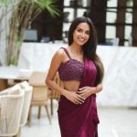 Diipa Khosla Instagram - Cherry Red Sari 🍒 >> Gorgeous @miniaar_tb Sari. So much respect for this brand as in the month of November they also donated their proceeds to Emirates Red Crescent 🙌🏽❤️
