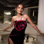 Diipa Khosla Instagram - Cannes after hours 🥀 Dress by @kamilla_purshie Jewellery by @nourbyjahan Shoes by @jimmychoo Styled by @thomasgeorgewulbern Make-up by @tina_derkse Hair by @franckprovostparis Shot by @natashagillett.art