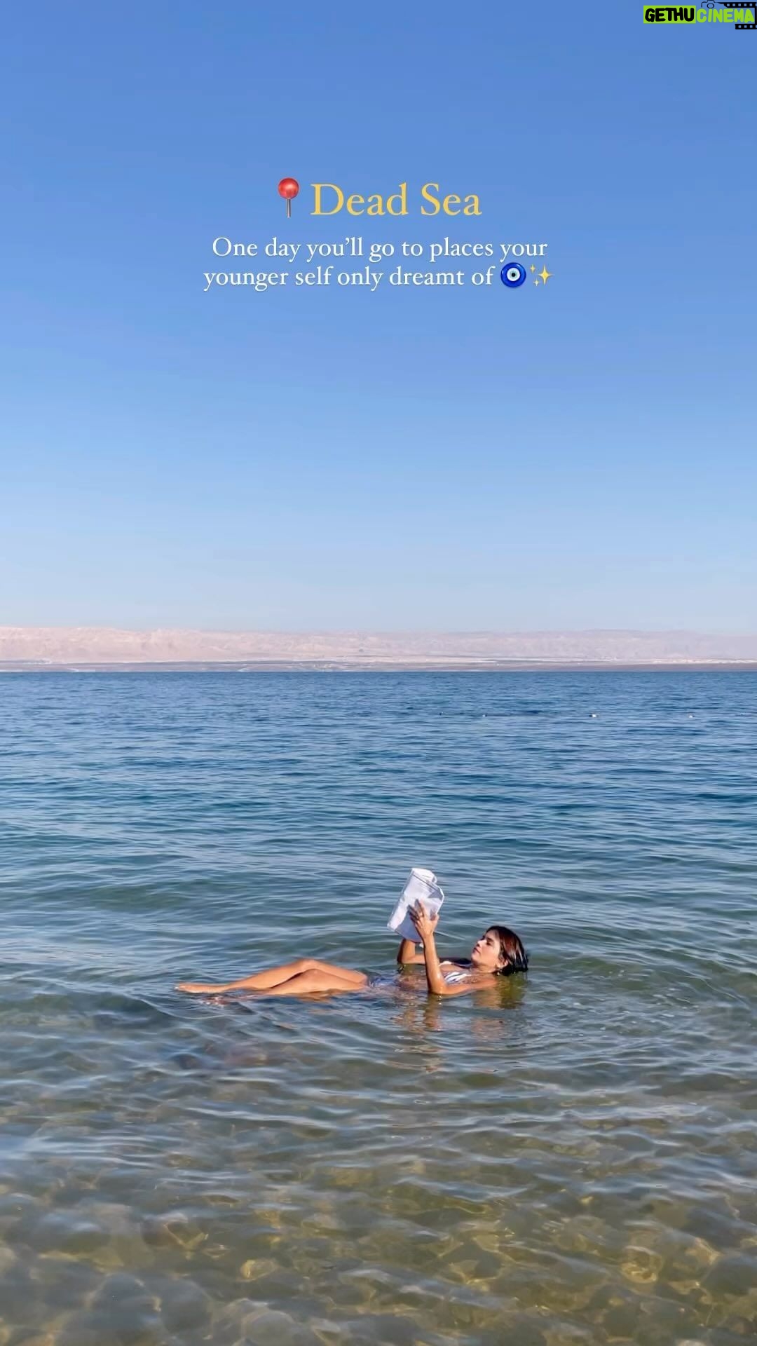 Dimpi Sanghvi Instagram - Floating in Dead Sea ☑️ #bucketlist Location - @movenpickdeadsea @goldcoastfilmsofficial @all_mea #MovenpickDeadSea #LiveLimitless #LimitelessTravel #ALLrewards #ALLexclusive #DimpiTravelDiaries #Jordan #DeadSea #TravelReels #DimpiSanghvi Dead Sea - Jordan