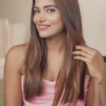 Dimpi Sanghvi Instagram - The @lovebeautyandplanet_in Argan Oil & Lavender Anti-Frizz Hair serum is going viral EVERYWHERE & I just had to give it a try!! They call it the #FrizzFreeGenie & I think the nickname is just perrrrfect! It really does tame frizz & give you smooth hair instantly. It keeps my hair soft for really long hours & leaves it smelling like lavender all day long! 💜💜 I highly recommend trying it out, trust me, your hair will thank you for it! #Ad #lovebeautyandplanet #frizzcontrol #instantfrizzcontrol #newlaunch #dimpisanghvi
