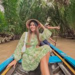 Dimpi Sanghvi Instagram - Vietnam Views 🚤🍃 Beautiful day exploring Vietnam countryside - music, food, culture & at the end taking a rowing boat ride on Mekong Delta River. Oh & did I forget to tell you that Vietnamese people are the sweetest. Watch my video in the end to actually see it 🥰 #dimpitraveldiaries #vietnam #hochiminh #dimpisanghvi #indiantravelinfluencers #globetrotter #mekong