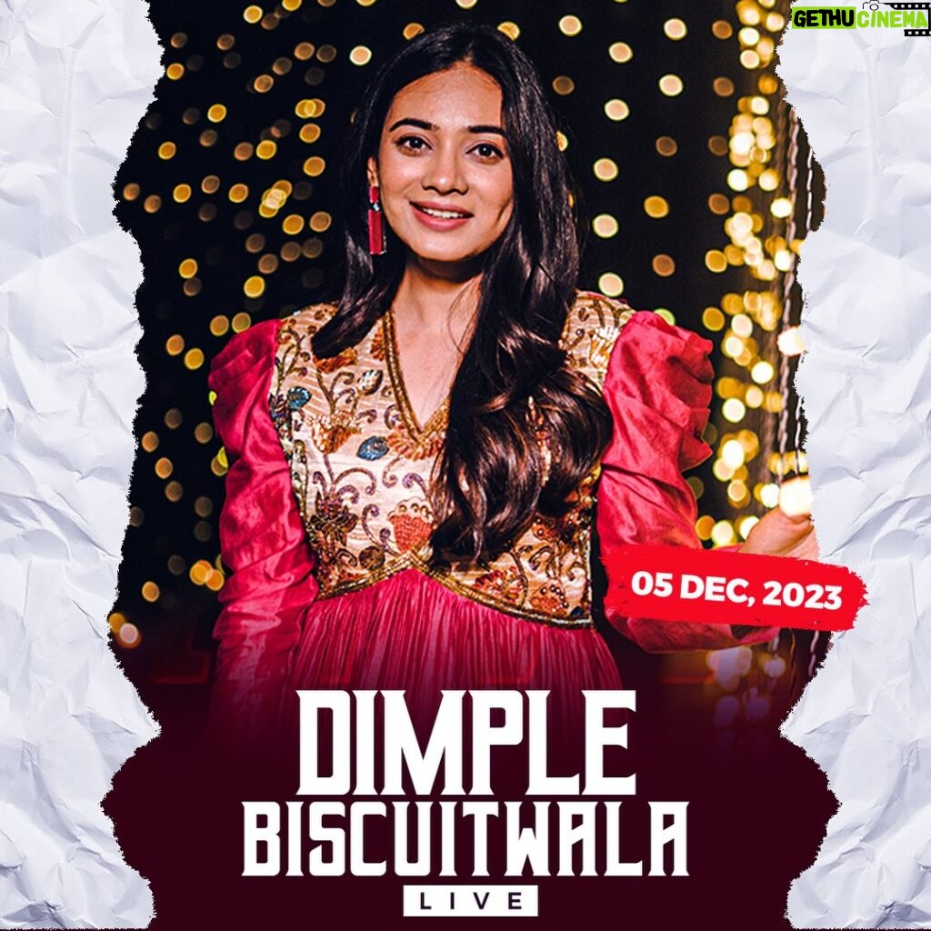 Dimple Biscuitwala Instagram - ✨SHOWDAY✨ Event by @bombaystarnight . #dimplebiscuitwalalive #lunawada #sangeetnight