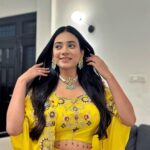 Dimple Biscuitwala Instagram – Radiant moments☀️✨
.
Jewellery by @thejewelstudiio 
Wearing @mangalyam_ahmedabad 
Styled by @style_by_mita 
.
#dimplebiscuitwalalive #showtime #shownight #sangeetnight