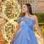 Dimple Biscuitwala Instagram – Elegance in Powder Blue🩵
Beautiful gown by @roset.96 
.
#weddingseason #outfitgoals #powderbluegown #sangeetnight #dimplebiscuitwala