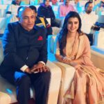 Dipti Rekha Padhi Instagram - Some snaps from the auspicious evening of NAMAN with the Respected Commissioner of Police Soumendra Priyadarshi sir🙏 (@cpbbsrctc) Such a kind hearted person he is ❤️Always great meeting u sir😊🙏 #Naman2023