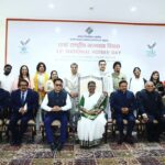 Dipti Rekha Padhi Instagram - The Precious Group Picture with the Honourable President of India Smt. Droupadi Murmu Mam🙏🏻❤️ . . #electioncommissionofindia #mainbharathoon