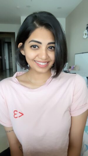 Disha Madan Instagram - @shashankvasuki got back from a week long work trip & I just had to make this with him! 😘 baby V wanted to kiss mama too! ♥️