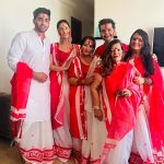 Divya Agarwal Instagram - The family I never thought I’ll have What a beautiful day Mata Rani sabko khush rakhe ❤️