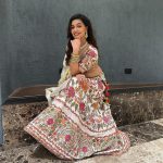 Divya Agarwal Instagram - This festive season has a different vibe ! Styled by @stylingbyvictor @sohail__mughal___ Outfit @shraddharambhia_official @viralmantra Bangles @rubans.in Neckpiece and earing @fashionjewellery_21 Assisted by @janvijain123 Thank you @middayindia