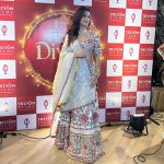 Divya Agarwal Instagram - This festive season has a different vibe ! Styled by @stylingbyvictor @sohail__mughal___ Outfit @shraddharambhia_official @viralmantra Bangles @rubans.in Neckpiece and earing @fashionjewellery_21 Assisted by @janvijain123 Thank you @middayindia