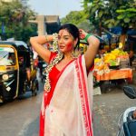 Divya Agarwal Instagram - There was a time when I stopped believing in god, with papa’s loss my personal life was a mess.. I lost faith.. I thought all the solah somvar and the Navratri fast were drowning somewhere… this year when I had ganpati and celebrated all the festivals. I had a support, I saw the Shraddha in god again.., kept doing it n today I proudly say that I have reconnected with god. I love the life that I have. I’m so proud of my choices in life.. friends and family that u feel proud to have has only come with good deeds… thank you shera wali Mata… you have given me more than I deserve.. happy dassera and I’m waiting for Diwali ❤️ Styled by @stylingbyvictor @sohail__mughal___ Earrings by @rubans.in