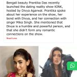 Divya Agarwal Instagram – One with my favourite, my mishti @divyaagarwal_official ❤️ 
Love you now & forever !! 
.
.
.
#picture #new #post #postoftheday #divyaagarwal #prantika #prantikadas #swayamvarmikadivohti #atrangi #kissishqnconnections #reality #realityshow #realitytv #tv #show #host #bollywood #bollywoodactress #tollywoodactress #tollywood #news #update #media #socialmediamarketing #socialmedia #updates #work #follow #followforfollowback #follow4followback Mumbai, Maharashtra