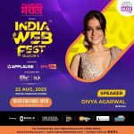 Divya Agarwal Instagram - Glad To Welcome Divya Agarwal As Speaker At India Web Fest Season 5, India's Biggest OTT & Web Entertainment Conclave Register Now at: www.indiawebfest.com Title Partner: @planetmarathiott Co-Powered By: @applausesocial @theepicon Association Partners: @news9live @theviralfever Partners: @bobblekeyboard @onedigitalentertainment @ptcplayofficial @whiteapplellp @radiocityindia @shemaroome An initiative by #IWMBuzzLive #IndiaWebFest #OTT