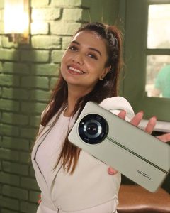 Divya Agarwal Instagram - I feel Green! Could I get more matchy?? 😉 #Ad #NextLevelGreen #realme11Pro5G @realmeindia