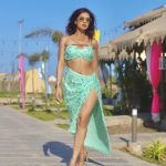 Divya Agarwal Instagram - 🧚🏻 . Outfit @victor_robinsonofficial Styled by @stylingbyvictor @sohail__mughal___ Makeup @dishisanghvii Hair @fouzikazi_makeupndhair Clicked by @deepaksfilmography Bracelet @ne_nepal Accessories @aestheeetical Shades @opiumeyewear