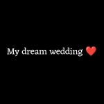 Divya Agarwal Instagram – My dream wedding ❤️
