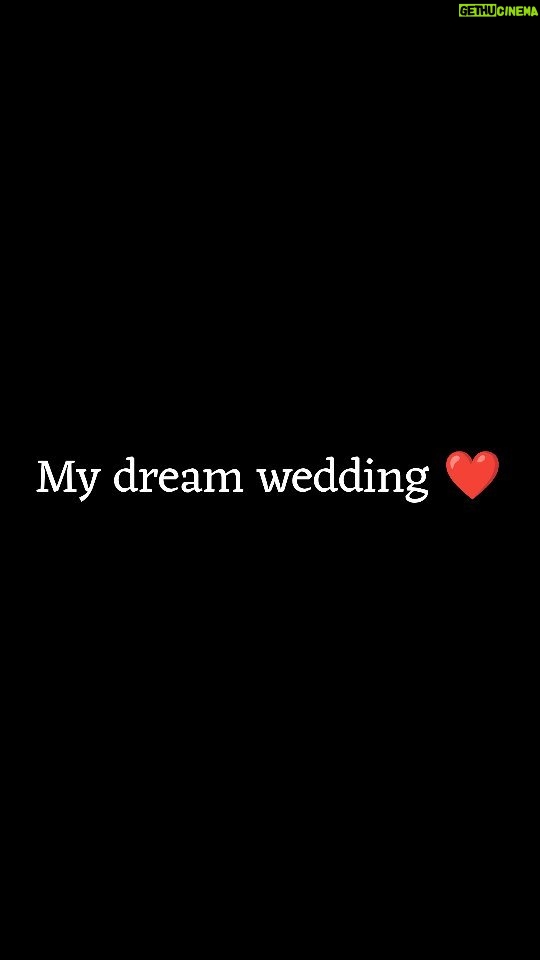 Divya Agarwal Instagram - My dream wedding ❤️