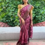 Divya Ganesh Instagram - Jenny 🤎 #beingjenny #divyaganesh #baakiyalakshmi_serial Blouse @sstudio.thedesignhub