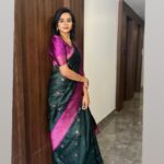 Divya Ganesh Instagram - Wear a saree and make heads turn 👀 #diyaganesh #weddingseries Blouse: @vino_outfits