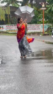Divya Ganesh Instagram - Bts on cyclone times #mahanadhi #miqjamcycolone #divyaganesh