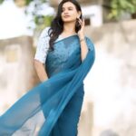 Divya Ganesh Instagram - 🤍 #divyaganesh @ahanika_fashions