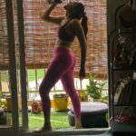 Divya Vadthya Instagram - Post workout scenes 🤫 #workout #sweat #meditate #butterfly #divi #divivadthya #divinunchi