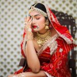 Divya Vadthya Instagram - ❤️ Udaipur’s Bride ❤️ 📸 @nitesh_photo_flash 👗: a bridal saree @riddhombyragini Love this look ragini ❤️ Makeup : @root_salon_makeover Jeweller : @kkrishna_amit_modi