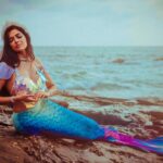 Divya Vadthya Instagram – A treat for my birthday 
“The mermaid “ “sagarakanya”

📸 @mohitkapil my buddy 
Edited @krishgradients ❤️
💄 @m.rin.makeup lovely mary 
🧜‍♀️ love your costume @artentertainment_company ❤️ 
Styled by @whynotrohinirao the beautiful inside out 😘