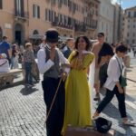 Divya Vadthya Instagram - Love this charlie chaplin @chap_lin1889 Stories from rome , Italy . 👗 : @sassycreationsbythanmayee #tanmayee you are an extraordinary stylist , never leave your passion ❤️❤️❤️ love you #divi #divinunchi #bhuvidaka #divivadthya
