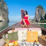 Divya Vadthya Instagram - The last day of 2022 , The day where i spent my time in the islands and the sea The hospitality was amazing @railayecotour And the tasty food in the island was extraordinary… Would love to do the same again soon Thankyou @railayecotour for making my last day memorable ❤️ 👗 @jahnavivarmalabel 😍 #latepost #my2022 #traveller