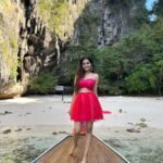 Divya Vadthya Instagram - The last day of 2022 , The day where i spent my time in the islands and the sea The hospitality was amazing @railayecotour And the tasty food in the island was extraordinary… Would love to do the same again soon Thankyou @railayecotour for making my last day memorable ❤️ 👗 @jahnavivarmalabel 😍 #latepost #my2022 #traveller