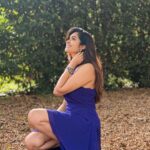 Divya Vadthya Instagram - Neeli rangu dress 👗 lonaaa! 👗 @srinisdesignerstudio 📸 #divinesh ❤️ Padua, Italy
