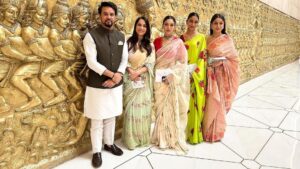 Ekta Kapoor Instagram - We are deeply honored to be invited to visit the New Parliament.
 
As a team of women, we are proud to see our country making progressive changes towards the betterment of the nation.
 
The Women Reservation Bill: Nari Shakti Vandan Adhiniyam is a momentous step towards empowerment and upliftment.
 
It paves a great path for Indian women of all backgrounds to take charge and lead us into a brighter future.
 
#NaariShakti #NewParliamentBuilding 
#WomenReservation #WomenReservationBill
 
@bhumipednekar @shehnaazgill @dollysingh @kushakapila @shibani_bedi @ranirampal4
@mcmary.kom @deepa_paralympian @mithaliraj @anjubgeorge @official.anuragthakur #PradhumanSinghMall @natasharastogi @Gautmik @sushantdivgikr @salonidaini_ @dollyahluwalia @kkundrra @tejaswidevchaudhary @anilskapoor @shobha9168 @rheakapoor @karanboolani @radsanand @prashastisingh
@udayanbhat @gaurisathe @jpaarth @balajimotionpictures @akfcnetwork