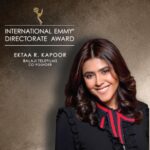 Ekta Kapoor Instagram - ♥️🧿🧿🧿🧿🙏🏼🙏🏼🙏🏼🙏🏼 #iemmys
