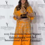 Ekta Kapoor Instagram - EKTAA OWNED THE INTERNATIONAL EMMY AWARDS TODAY. So much authenticity, pride & dignity. Every word was from heart. This is to our motherland. #CreatingHistory New York, New York
