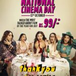 Ekta Kapoor Instagram - October 13th, the day we celebrate both cinema and women on #NationalCinemaDay. 🎥💃 Watch #ThankYouForComing in Cinemas Now! Book your tickets on @bookmyshowin. #ComebackOfTheChickFlick #DontForgetToCome #InCinemasNow #BookNow #MustWatch @bhumipednekar @shehnaazgill @dollysingh @kushakapila @shibani_bedi #PradhumanSinghMall @natasharastogi @Gautmik @sushantdivgikr @salonidaini_ @dollyahluwalia @kkundrra @tejaswidevchaudhary @anilskapoor @shobha9168 @ektarkapoor @rheakapoor @karanboolani @radsanand @prashastisingh @pranavgoswamy @udayanbhat @gaurisathe @jpaarth @balajimotionpictures @akfcnetwork