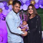 Elli Padhi Instagram - Clicks from my bhaniji Krtika welcoming party. We are so lucky to have you with us. This is just the beginning of your life and much more to come. Congratulations to nani @ellipadhi and bhaina @pandasrimay Proud Mamu 😄😄😁😁 And of course with 2 beauties, one more beauty is added. @rayelinasamantaray Utkal Vatika