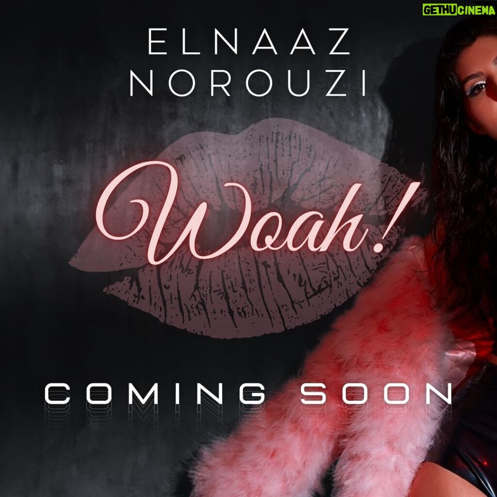 Elnaaz Norouzi Instagram - My next Single #Woah is releasing soon and I wanna know if any of you all can tell me what you think it is about 😏 what do you think when you hear WOAH!? The best and closest comments will get pinned and I’ll comment back 😍😘 بچها فکر می‌کنین آهنگ جدید من در باره‌ چی‌ است ؟ اسمش چه احساسی‌ بهتون میده ؟ 🤩 #comingsoon #revealingsoon #song #newrelease #singer #songrelease