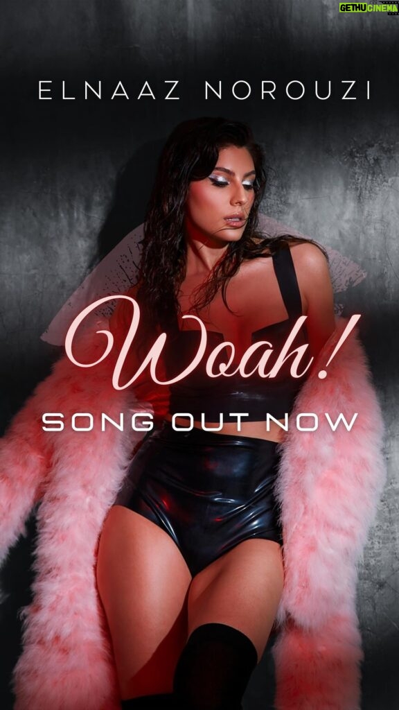 Elnaaz Norouzi Instagram - Woah is Yours 💋 LINK to the YouTube Lyrics Video in BIO 😍 Stream on all Platforms now 💥 Show my second Single some Love in the Comments ❤❤❤ اینم از آهنگه جدیدم WOAH 🤩 برای دوستان توی ایران آهنگرو روی رادیو جوان هم گذشتیم 🥰 دوسش دارین؟ #Woah #ElnaazNorouzi #Single #NewSong #Singer