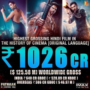 Gauri Khan Instagram - Record breaking streak… #Pathaan 🔥