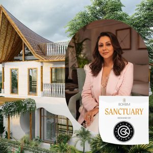 Gauri Khan Instagram - My latest project , SANCTUARY by BOHEIM @boheimluxury …is one of the most exclusive villa projects. It’s a one-of-a-kind sensory experience, where the space has been designed to stimulate all your senses - SIGHT, SOUND, SMELL, TASTE & TOUCH, immersing you in an unprecedented living experience. @bottomlinemedia #gaurikhandesigns #interiordesign 
#Sanctuary #Boheim #LuxuryHomes #Goa #architecture