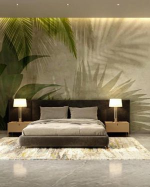 Gauri Khan Instagram - By Using green in the right ways you may bring feelings of peace and growth ..here are some of the effects… #plants #planters #wallpaper #bathroom #beachhouse #gaurikhandesigns