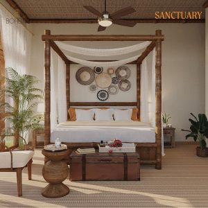 Gauri Khan Instagram - My latest project , SANCTUARY by BOHEIM @boheimluxury …is one of the most exclusive villa projects. It’s a one-of-a-kind sensory experience, where the space has been designed to stimulate all your senses - SIGHT, SOUND, SMELL, TASTE & TOUCH, immersing you in an unprecedented living experience. @bottomlinemedia #gaurikhandesigns #interiordesign 
#Sanctuary #Boheim #LuxuryHomes #Goa #architecture