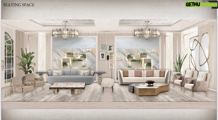 Gauri Khan Instagram - Wall paneling a design concept that involves covering walls with decorative panels to enhance the aesthetics of a space. @gaurikhandesigns #wallconcept #interiordesign