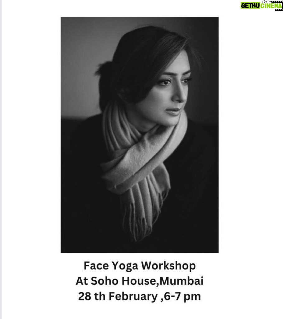 Gauri Pradhan Tejwani Instagram - Face Yoga Workshop @sohohousemumbai , 28 th February,6-7 pm. #faceyoga #workshop #holistichealth #pranayam #antenatal